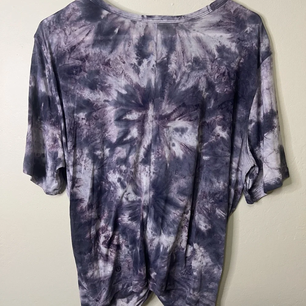 lululemon‎ crescent tee Purple Tie-Dye